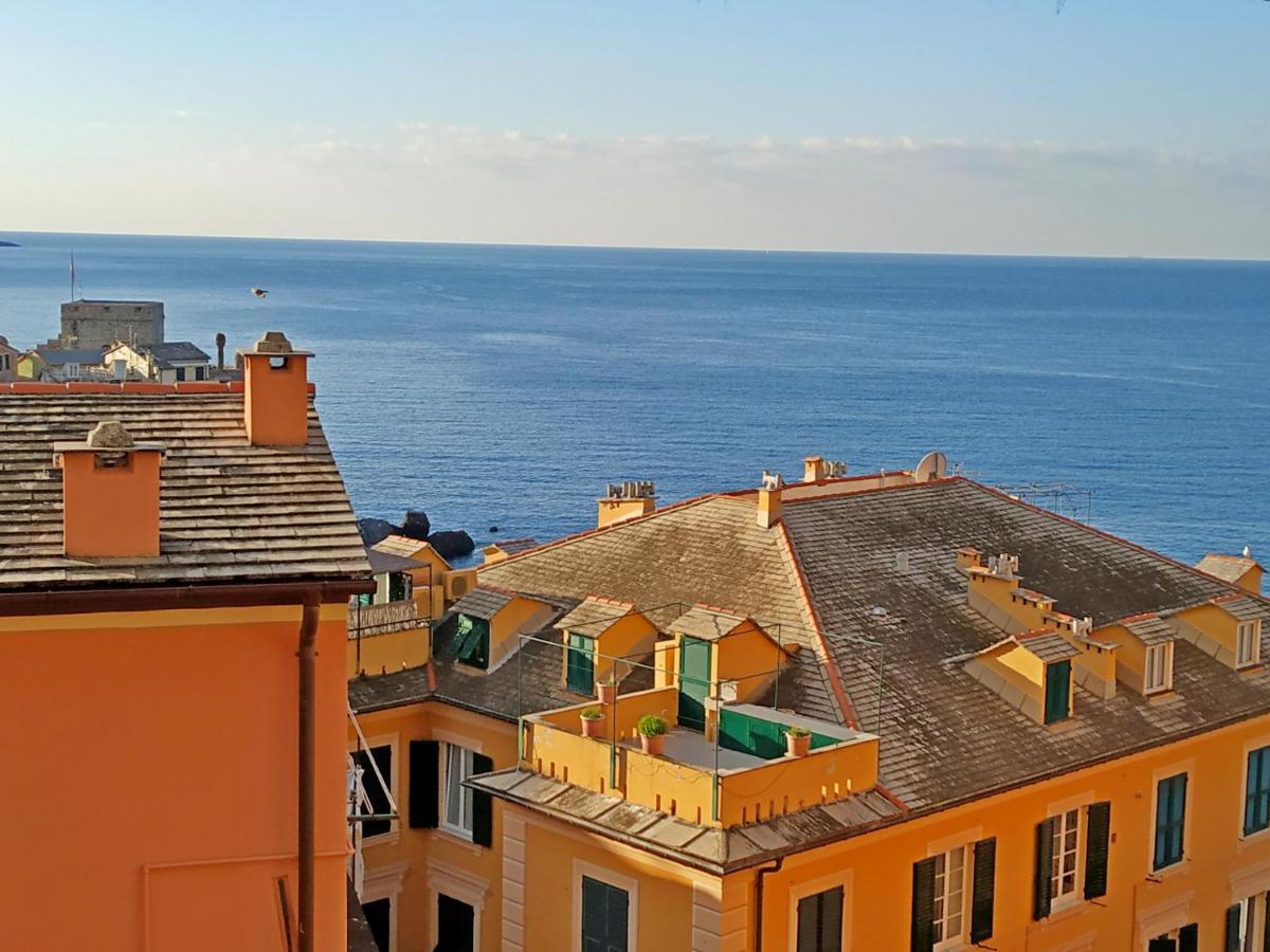 Apartmán A Due Passi Dal Cielo E Dal Mare - Balcony With Sea View Camogli Exteriér fotografie